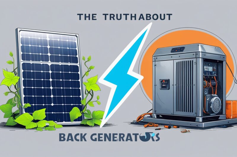 The Truth About Solar vs. Mechanical Backup Generators