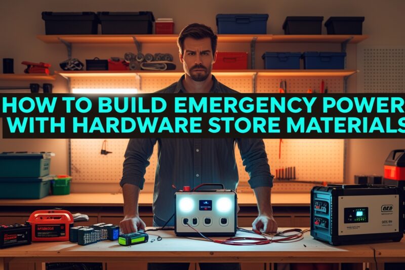 How to Build Emergency Power With Hardware Store Materials