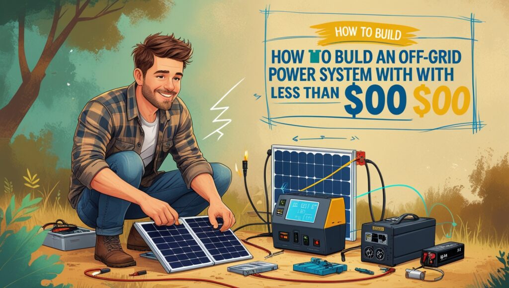 How to Build an Off-Grid Power System With Less Than $300