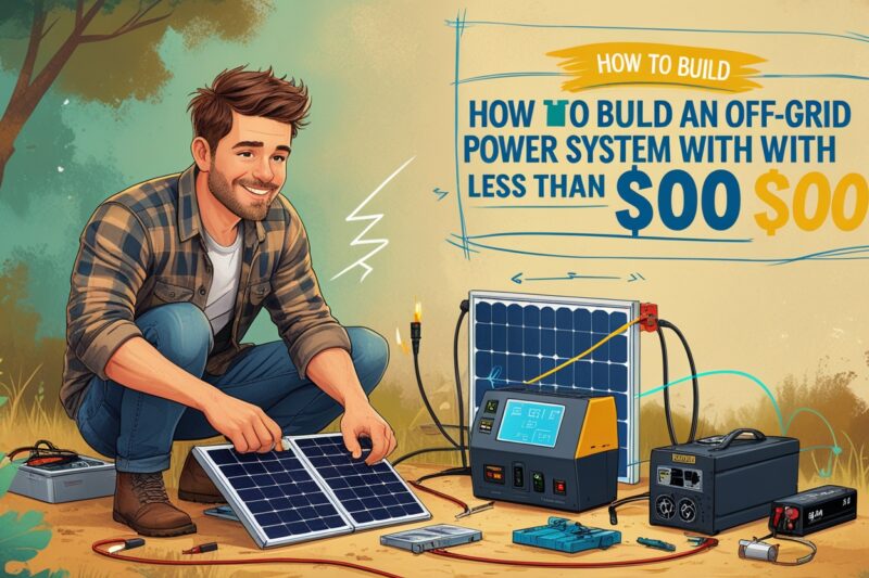 How to Build an Off-Grid Power System With Less Than $300