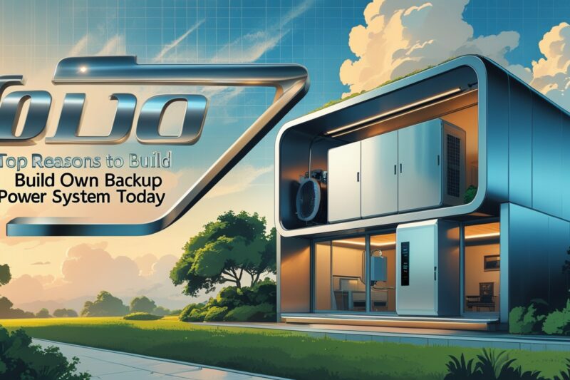 Top Reasons to Build Your Own Backup Power System Today