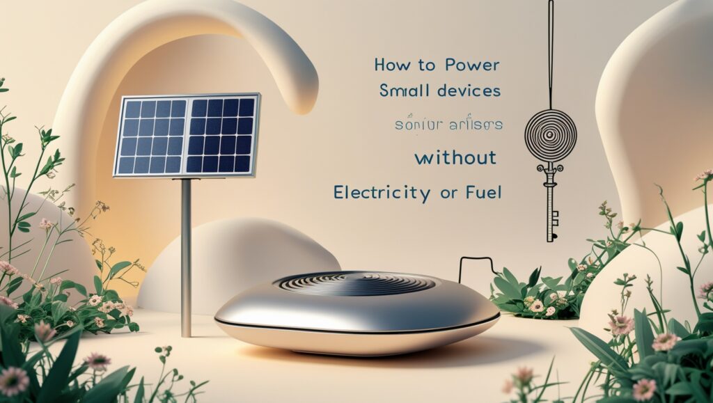 How to Power Small Devices Without Electricity or Fuel