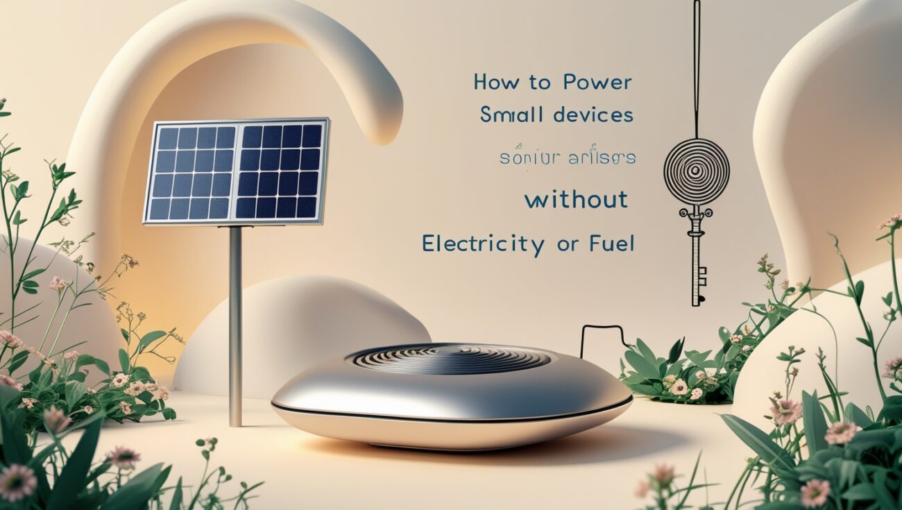 How to Power Small Devices Without Electricity or Fuel