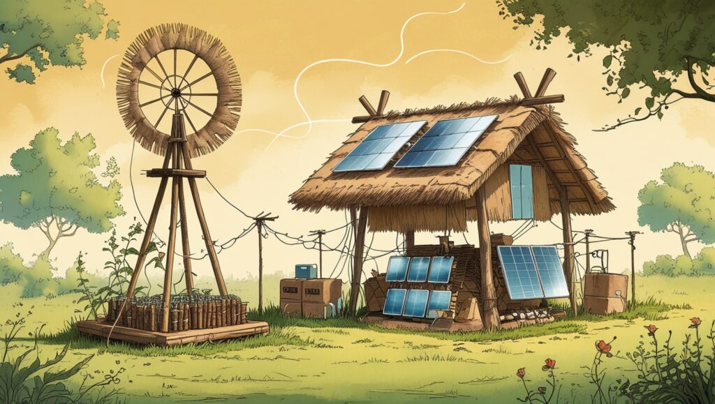 Simple Off-Grid Energy You Can Create With Local Materials