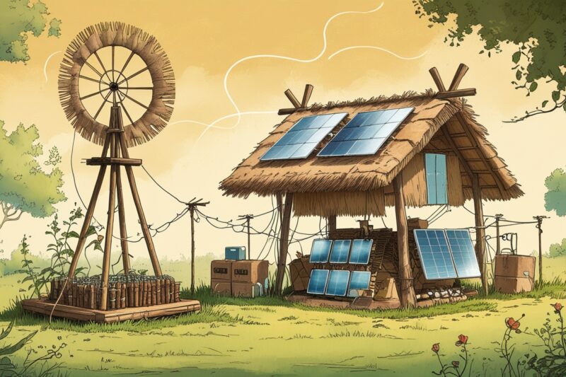Simple Off-Grid Energy You Can Create With Local Materials