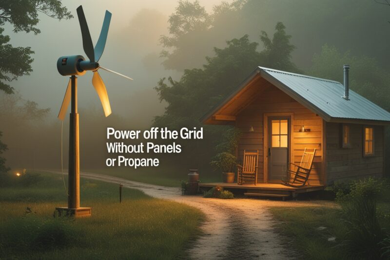 How to Create Power Off the Grid Without Panels or Propane