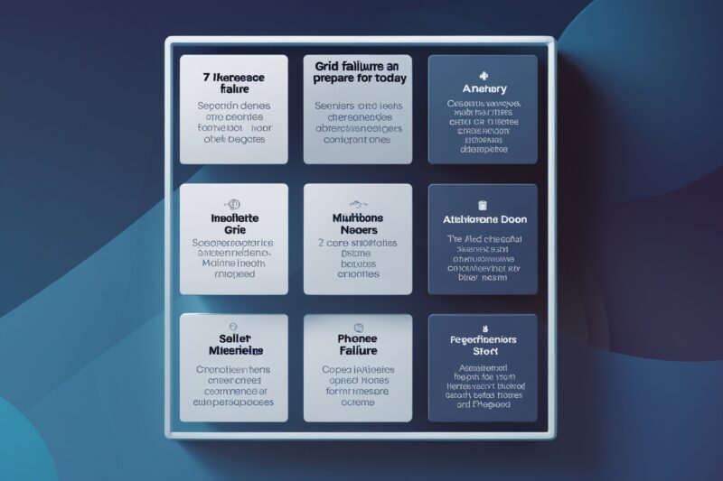 7 Grid Failure Scenarios You Can Prepare for Today