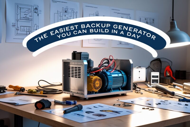 The Easiest Backup Generator You Can Build in a Day