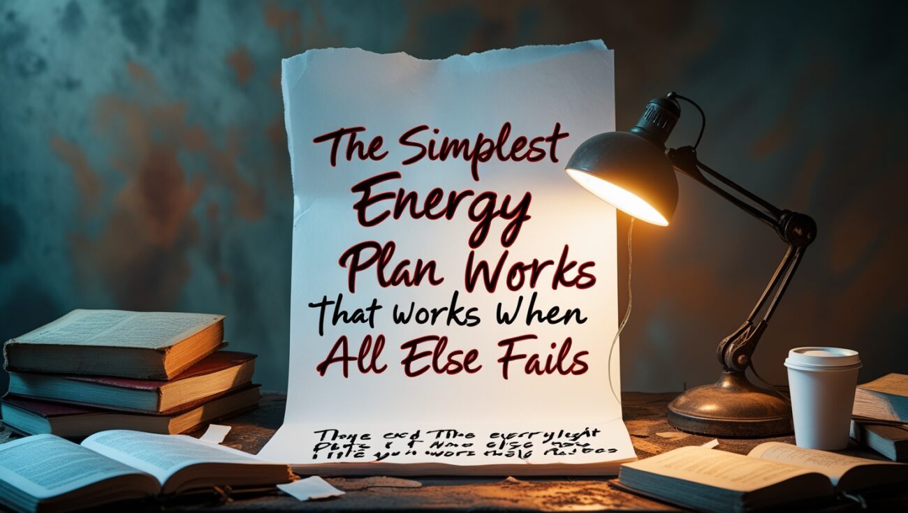 The Simplest Energy Plan That Works When All Else Fails
